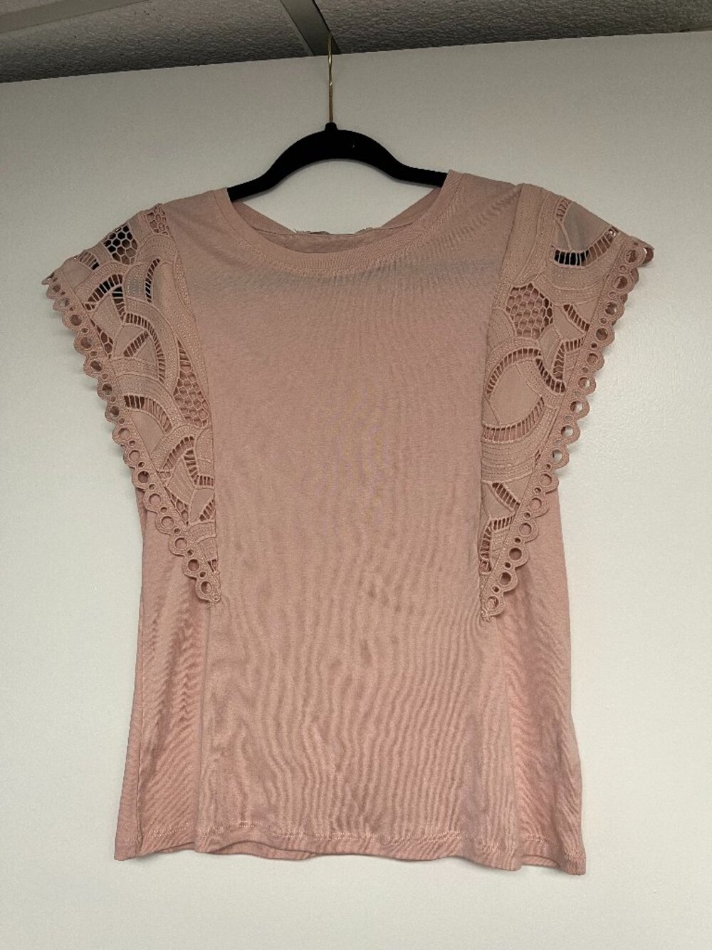 NWT Catherine Maldrino Light Pink Top - M
